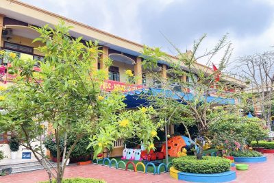 Trường Mầm non Yên Lộc tích cực tuyên truyền nâng cao nhận thức về phòng ngừa, ứng phó và khắc phục hậu quả thiên tai