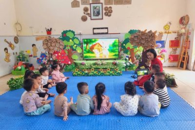 Trường Mầm non Yên Lộc tăng tốc chuyển đổi số, nâng cao chất lượng chăm sóc và giáo dục trẻ